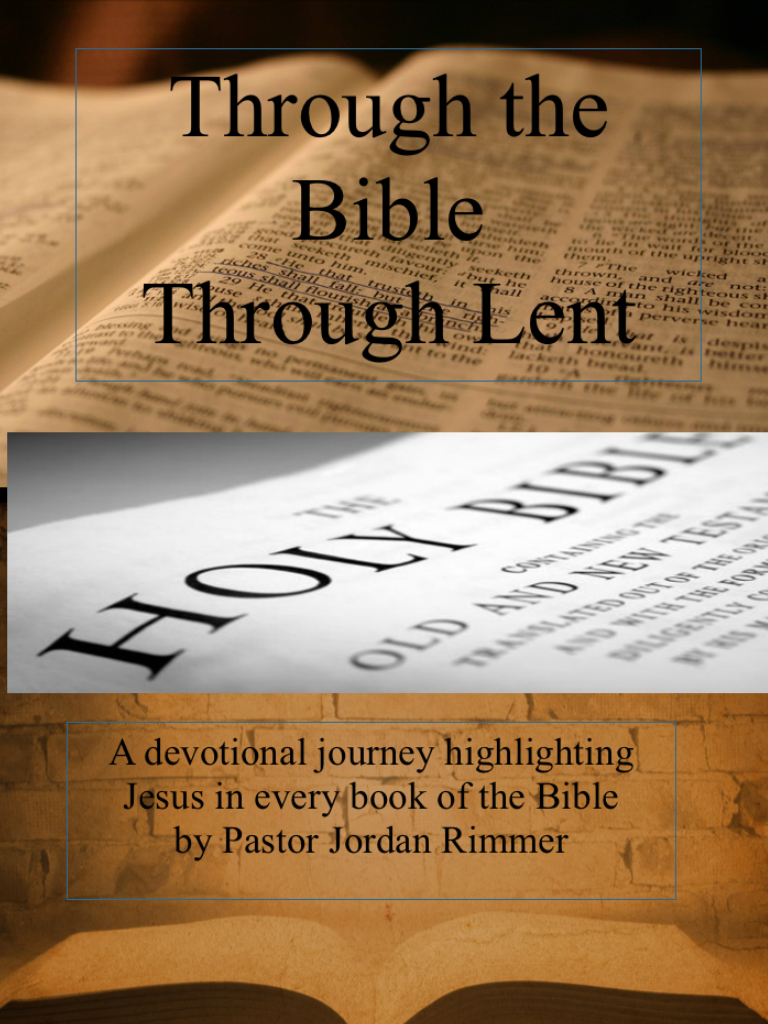 Through the Bible Through Lent Complete Document