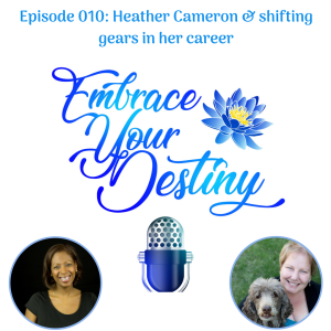 Episode 010: Heather Cameron & shifting gears in her career