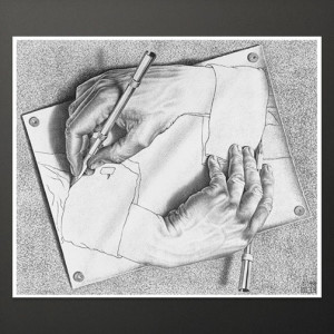 M.C Escher - Drawing Hands