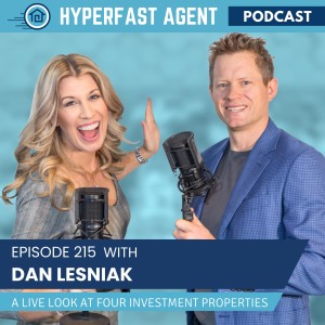 Episode #215 A Live Look at Four Investment Properties with Dan Lesniak
