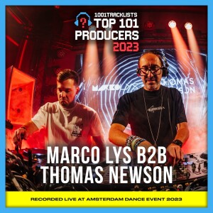 Marco Lys b2b Thomas Newson - Live DJ Set | 1001Tracklists x DJ.Studio pres. Top 101 Producers 2023 ADE Celebration
