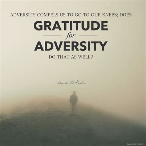Gratitude for adversity