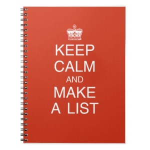 Less Holiday Stress By Making Lists