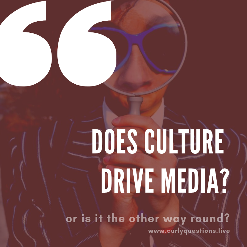 Does Culture Drive Media ?