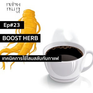 Podcast Ep23: Boost Herb เทคนิคการใช้โสมสลับกับกาแฟ
