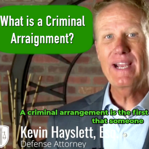 What happens at a Criminal Arraignment?