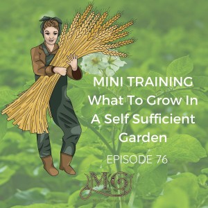 What To Grow In Your Self Sufficient Garden MINI TRAINING