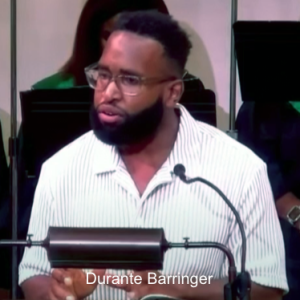 Durante Barringer July 28, 2024 Sermon