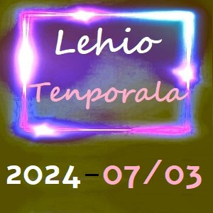 Lehio Tenporala 2024/07/03 : Kirmen Uribe « Bitartean heldu eskutik » irakurketa antzeztua