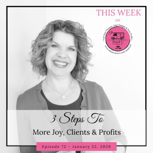 3 Steps To More Joy, Clients and Profit In Your Business