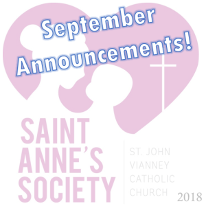 2018-09-19: September Announcements