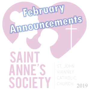 2019-02-20: February Announcements