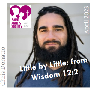 2023-04-19: Little by Little: Wisdom 12:2