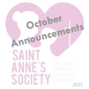 2021-10-20: October General Meeting Announcements