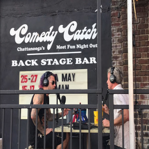 Episode 032 - Comedian D.J. Lewis, recorded on the patio at The Backstage Bar on Station Street in Chattanooga, TN