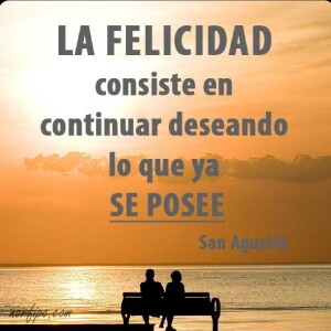 ¿La felicidad consiste en seguir deseando lo que se posee?