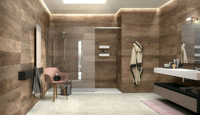 Reasons to choose wood look tiles for bathroom renovation