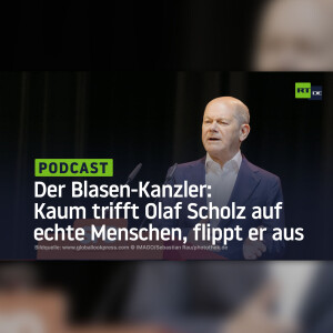 Der Blasen-Kanzler: Kaum trifft Olaf Scholz auf echte Menschen, flippt er aus