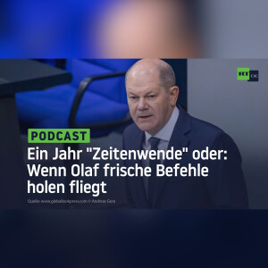 Ein Jahr ”Zeitenwende” oder: Wenn Olaf frische Befehle holen fliegt