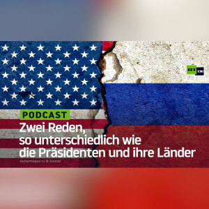 Zwei Reden, so unterschiedlich wie die Präsidenten und ihre Länder