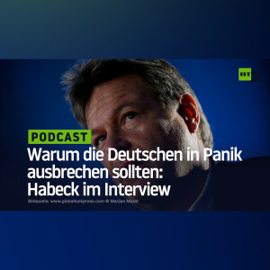 Warum die Deutschen keine Angst haben, sondern in Panik ausbrechen sollten: Habeck im Interview