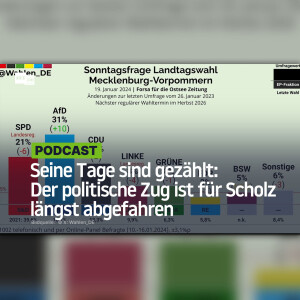 Seine Tage sind gezählt: Der politische Zug ist für Scholz längst abgefahren