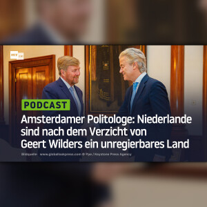 Amsterdamer Politologe: Niederlande sind nach dem Verzicht von Geert Wilders ein unregierbares Land