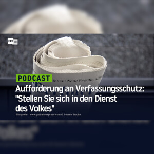 Aufforderung an Verfassungsschutz: 