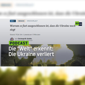 Die ”Welt” erkennt: Die Ukraine verliert
