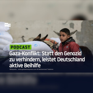 Gaza-Konflikt: Statt den Genozid zu verhindern, leistet Deutschland aktive Beihilfe