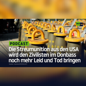 Die Streumunition aus den USA wird den Zivilisten im Donbass noch mehr Leid und Tod bringen
