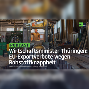 Thüringens Wirtschaftsminister: EU-Exportverbote wegen Rohstoffknappheit