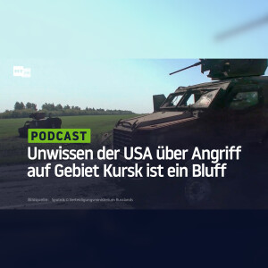 Unwissen der USA über Angriff auf Gebiet Kursk ist ein Bluff