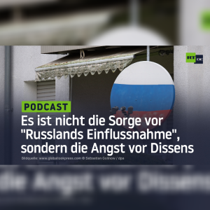 Es ist nicht die Sorge vor ”Russlands Einflussnahme”, sondern die Angst vor Dissens