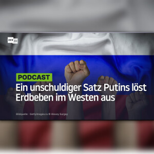 Ein unschuldiger Satz Putins löst Erdbeben im Westen aus