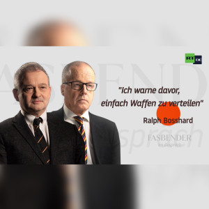 Fasbender im Gespräch mit Ralph Bossard: ”Ich warne davor, einfach Waffen zu verteilen.”