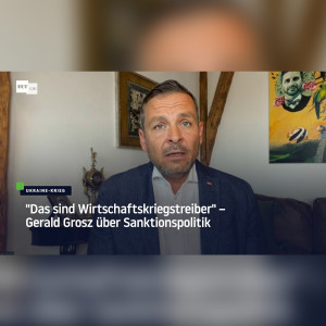 ”Das sind Wirtschaftskriegstreiber” – Gerald Grosz über Sanktionspolitik
