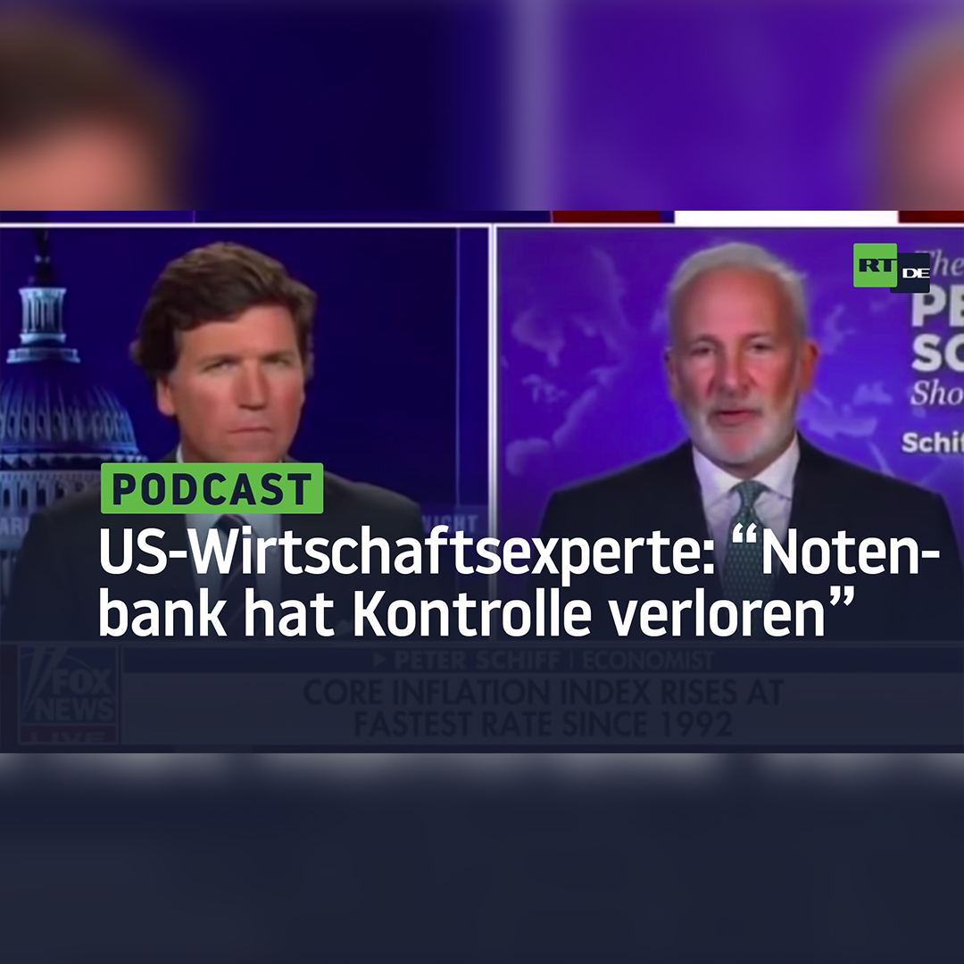 US-Wirtschaftsexperte Peter Schiff: „Die US-Notenbank hat bereits die Kontrolle verloren“ US-Wirtschaftsexperte Peter Schiff: „Die US-Notenbank hat bereits die Kontrolle verloren“