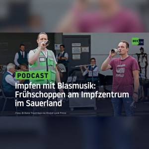 Impfen mit Blasmusik: Frühschoppen am Impfzentrum im Sauerland