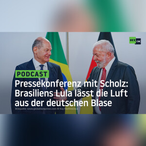 Pressekonferenz mit Scholz: Brasiliens Lula lässt die Luft aus der deutschen Blase