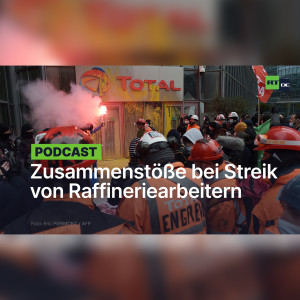 Paris: Zusammenstöße zwischen streikenden Raffineriearbeitern und Klimaschützern mit der Polizei