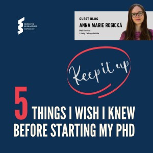 Anna Marie Rosická - 5 things I wish I knew before starting my PhD