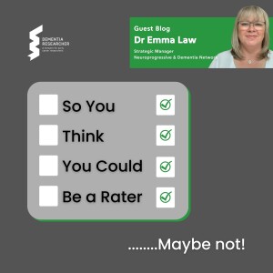 Dr Emma Law - So, you think you could be a rater…Maybe not!