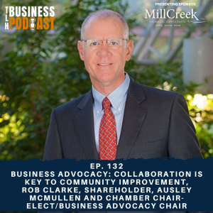 Ep. 132 - Business Advocacy: Collaboration is Key to Community Improvement, Rob Clarke, Shareholder, Ausley McMullen and Chamber Chair-Elect/Business Advocacy Committee Chair