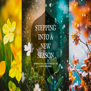 STEPPING INTO A NEW SEASON: Embracing God's hand in every moment.