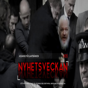 Nyhetsveckan #35 - Assange på slaktbänken, migranter trivs i Sverige, Reinfeldts storhetsvansinne, Ebba-mobbning