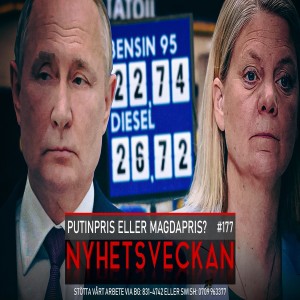 Nyhetsveckan 177 – Putinpris eller Magdapris?, nåd, hemliga labb
