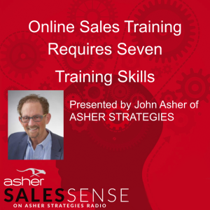 Online Sales Training Requires These Training Skills
