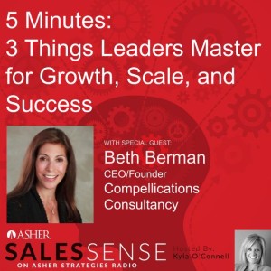 Learn the 3 Things Leaders Master for Growth, Scale, and Success -  Beth Berman 5 Minute Podcast
