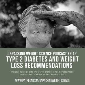 Ep 12 ”What the 5%!?” Type 2 diabetes and weight loss recommendations